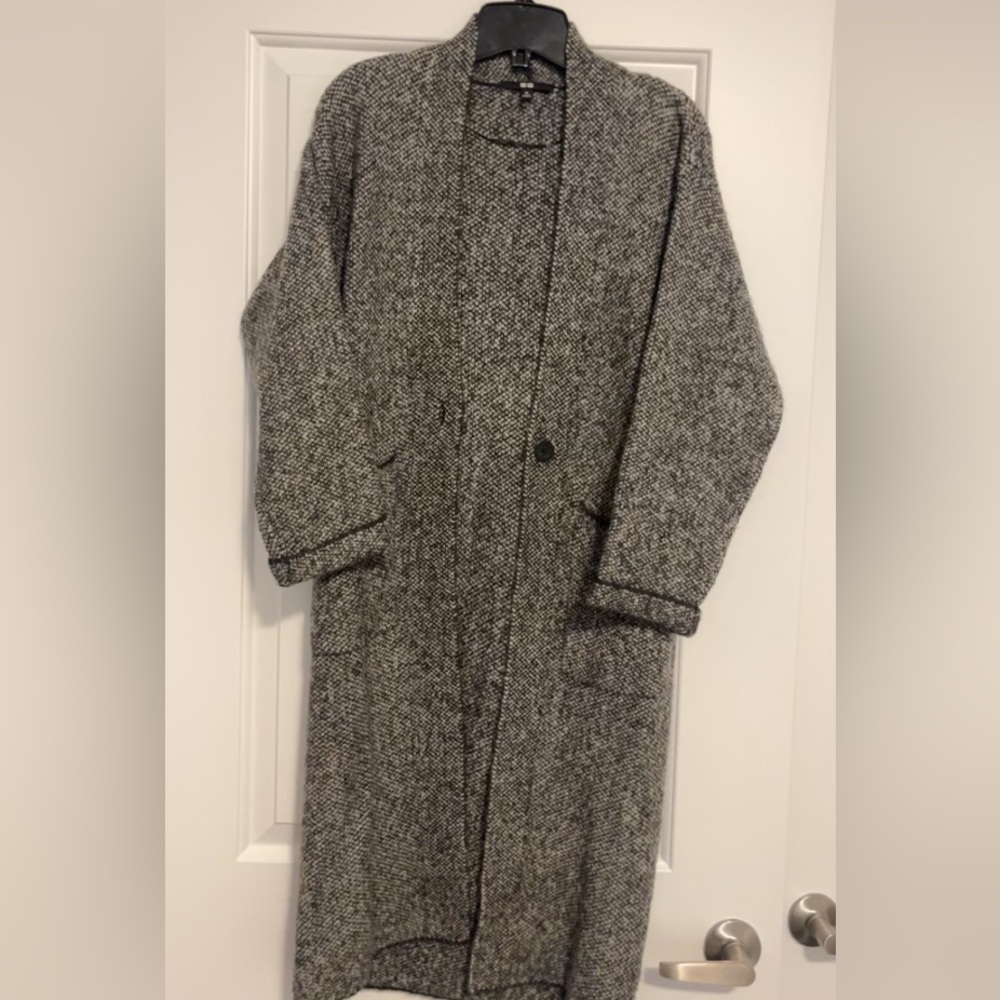 Long sweater cardigan